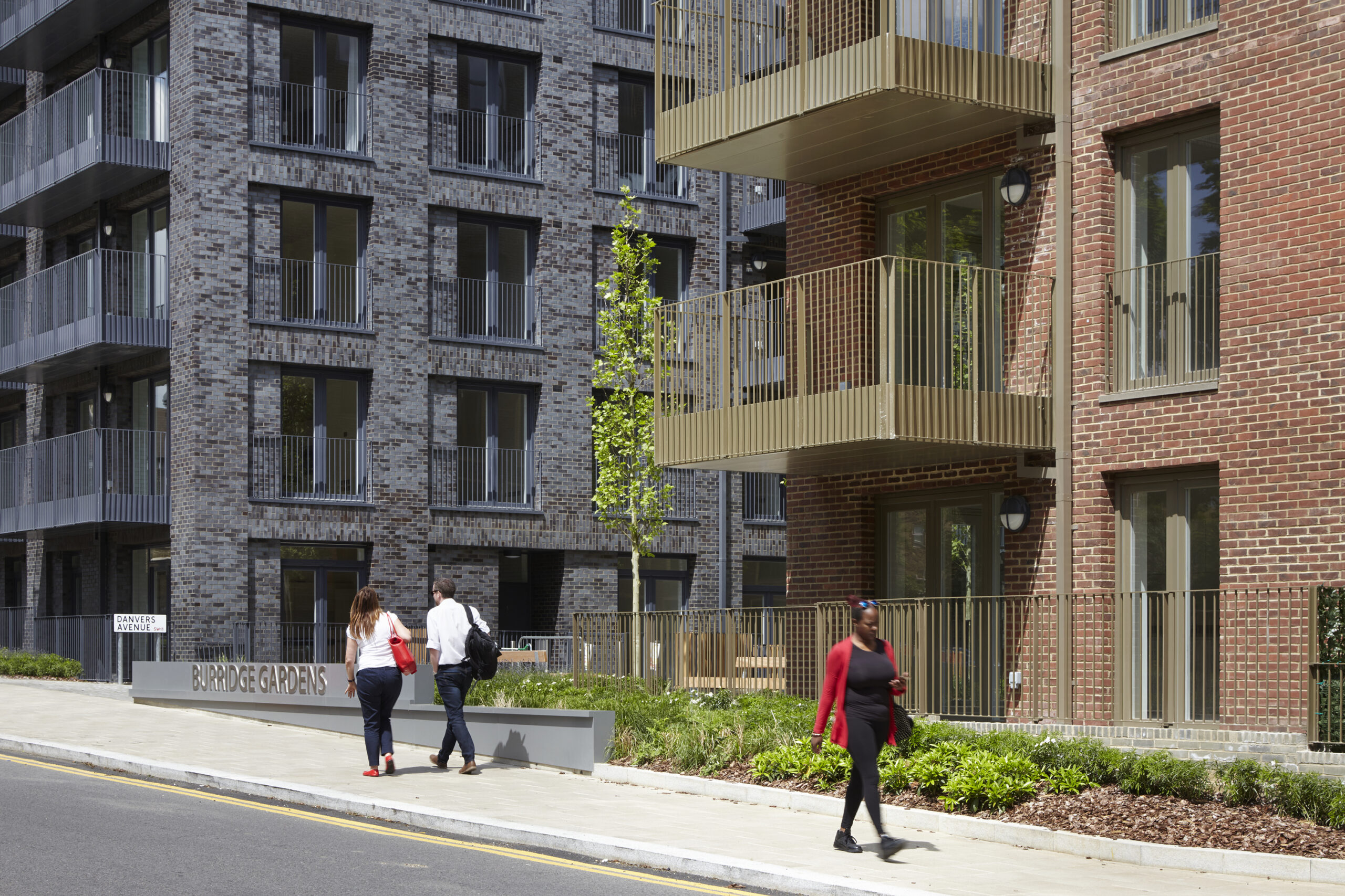 Hawkins Brown - Burridge Gardens - View of Plot 01 and 04