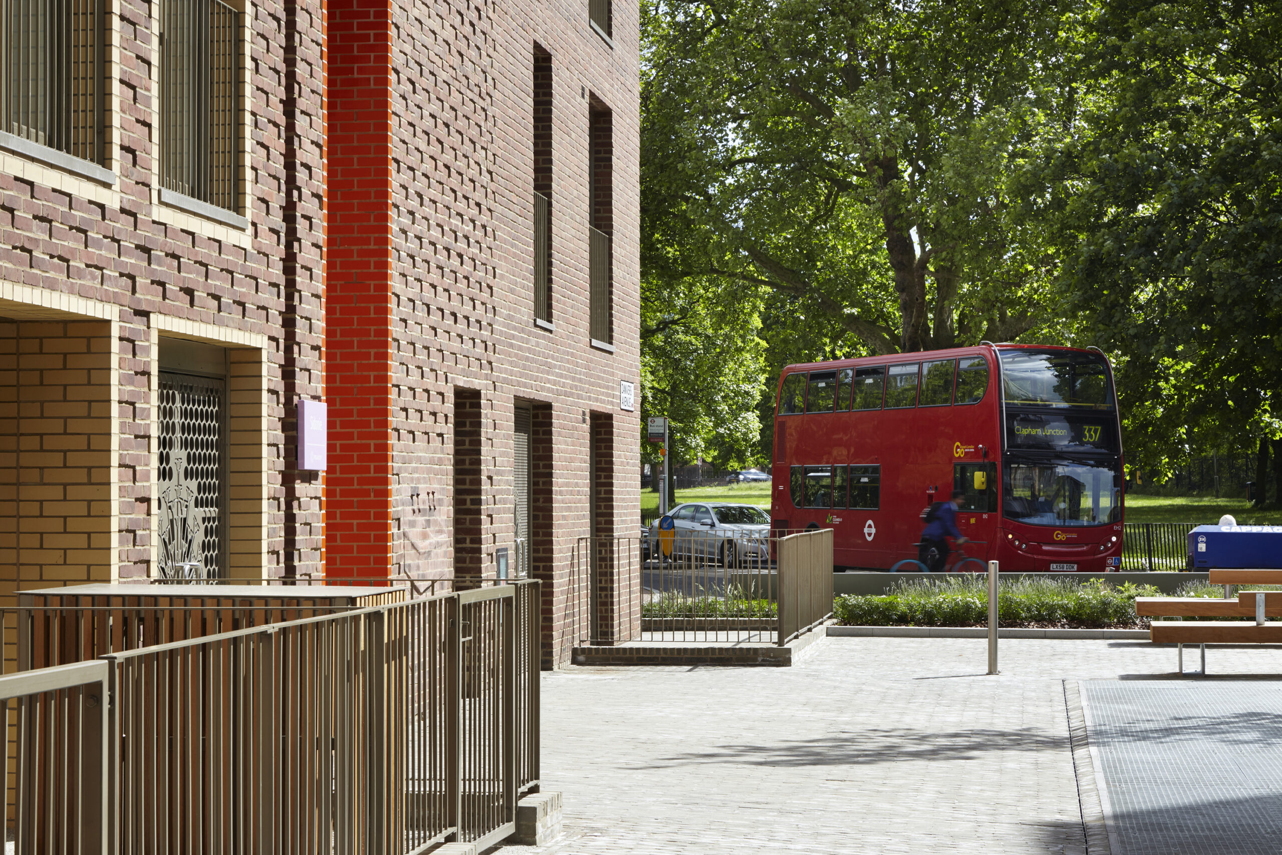 Hawkins Brown - Burridge Gardens - The Avenue which will connect Wandsworth Common to Clapham Junction station