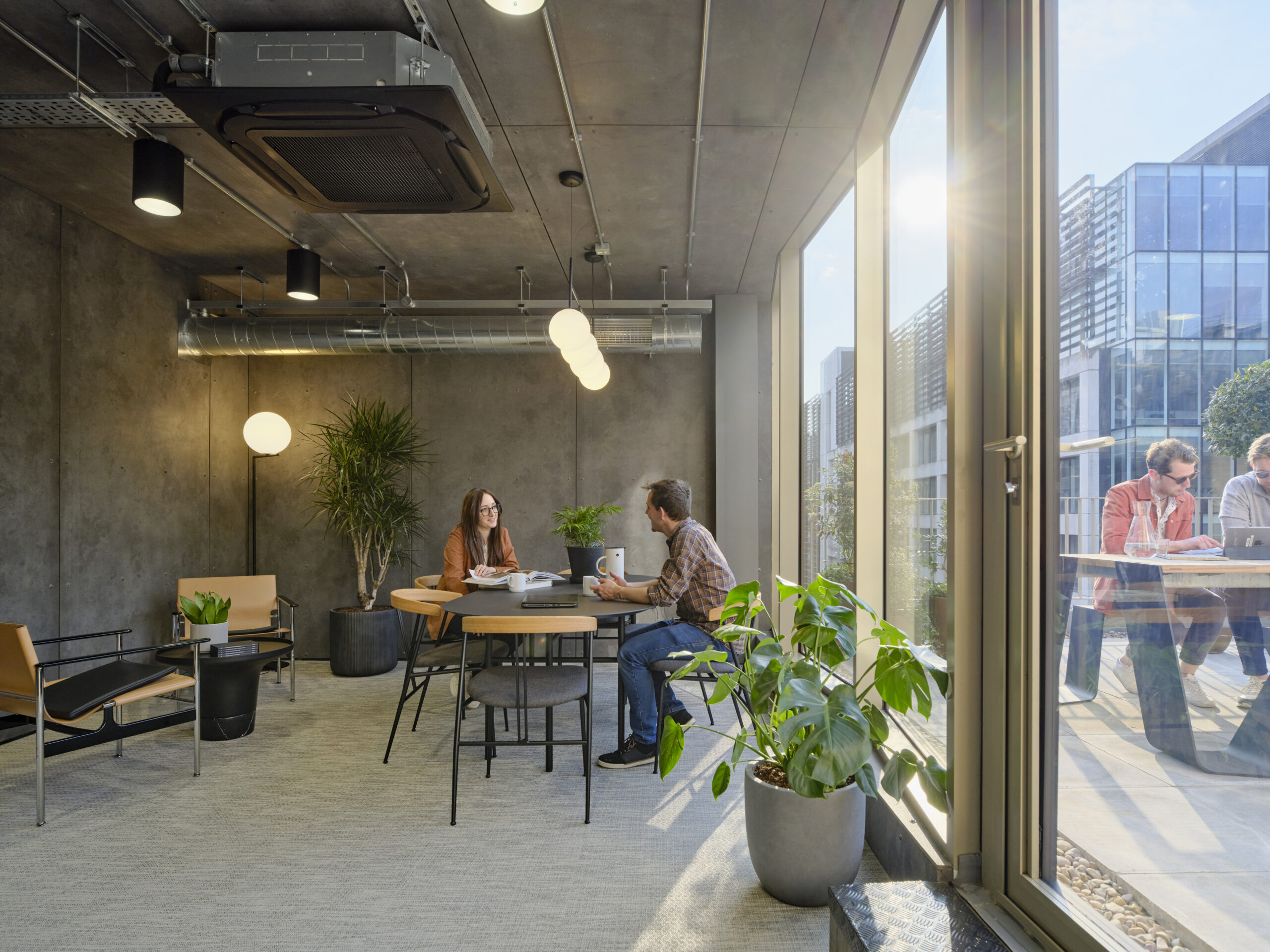 Hawkins Brown-Calico building at 53-55 Mosley Street in Manchester-Interior co-working space