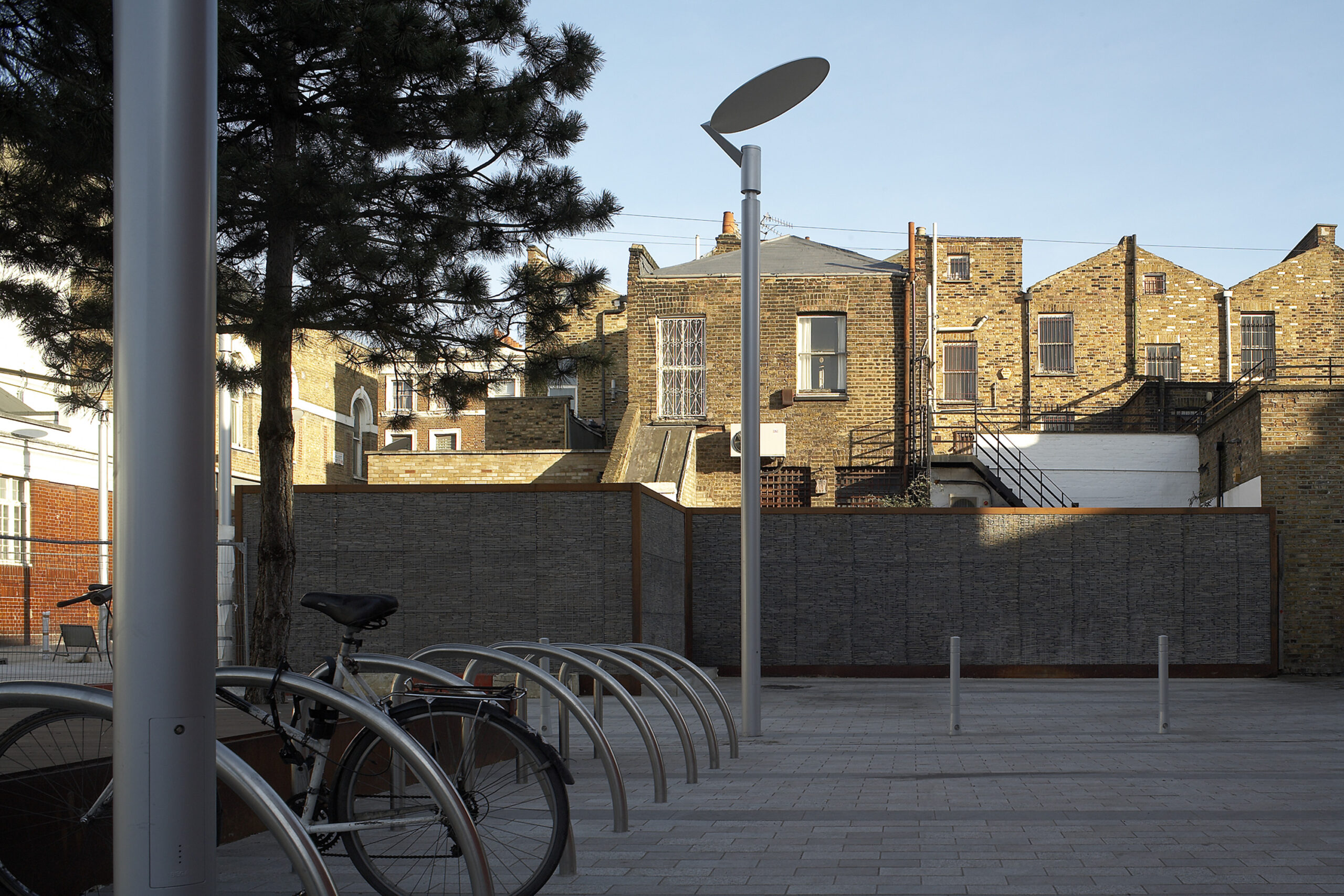 Bike ramps in Gillett Square