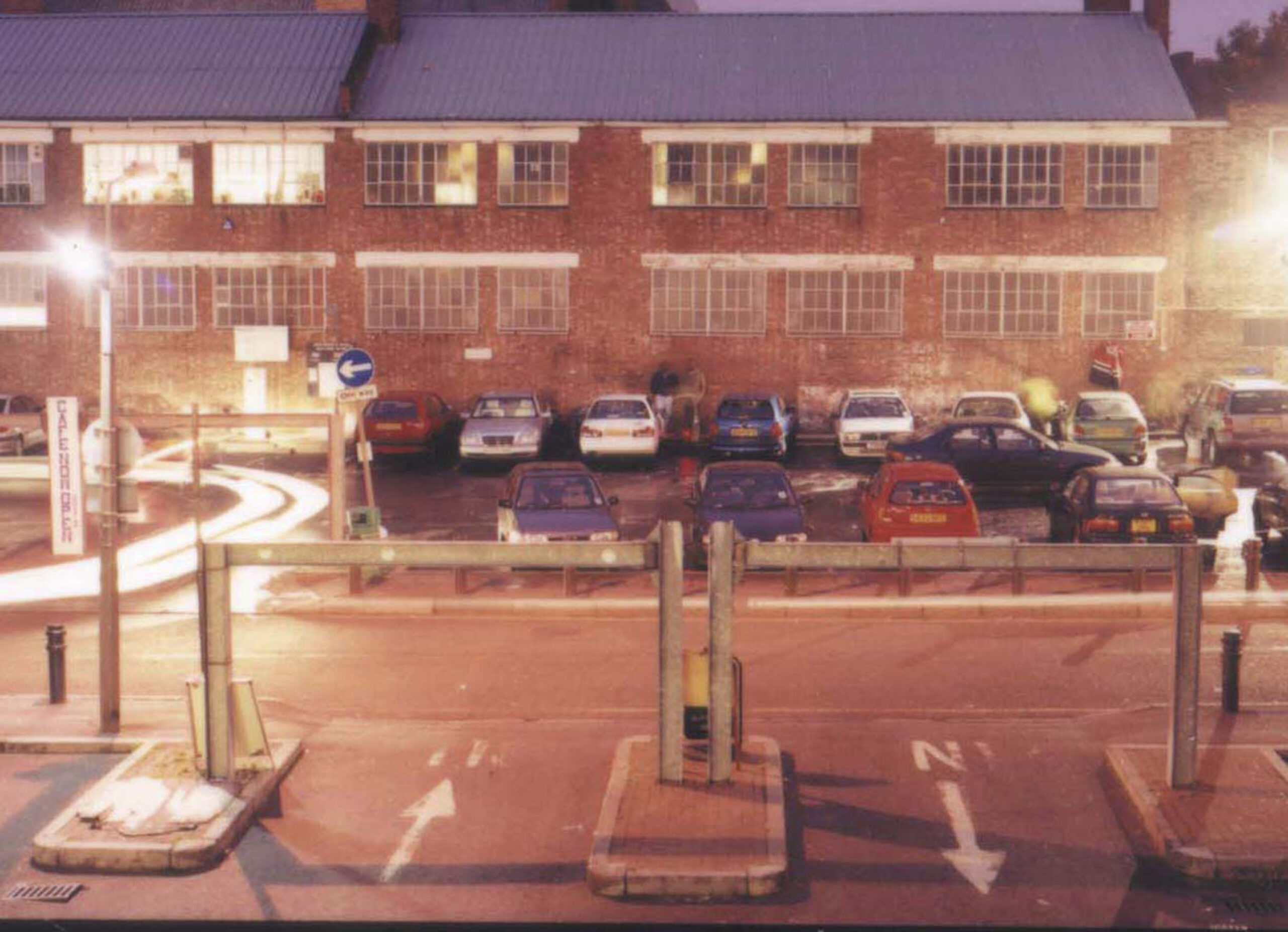 The previous derelict car park that was converted into a new town square