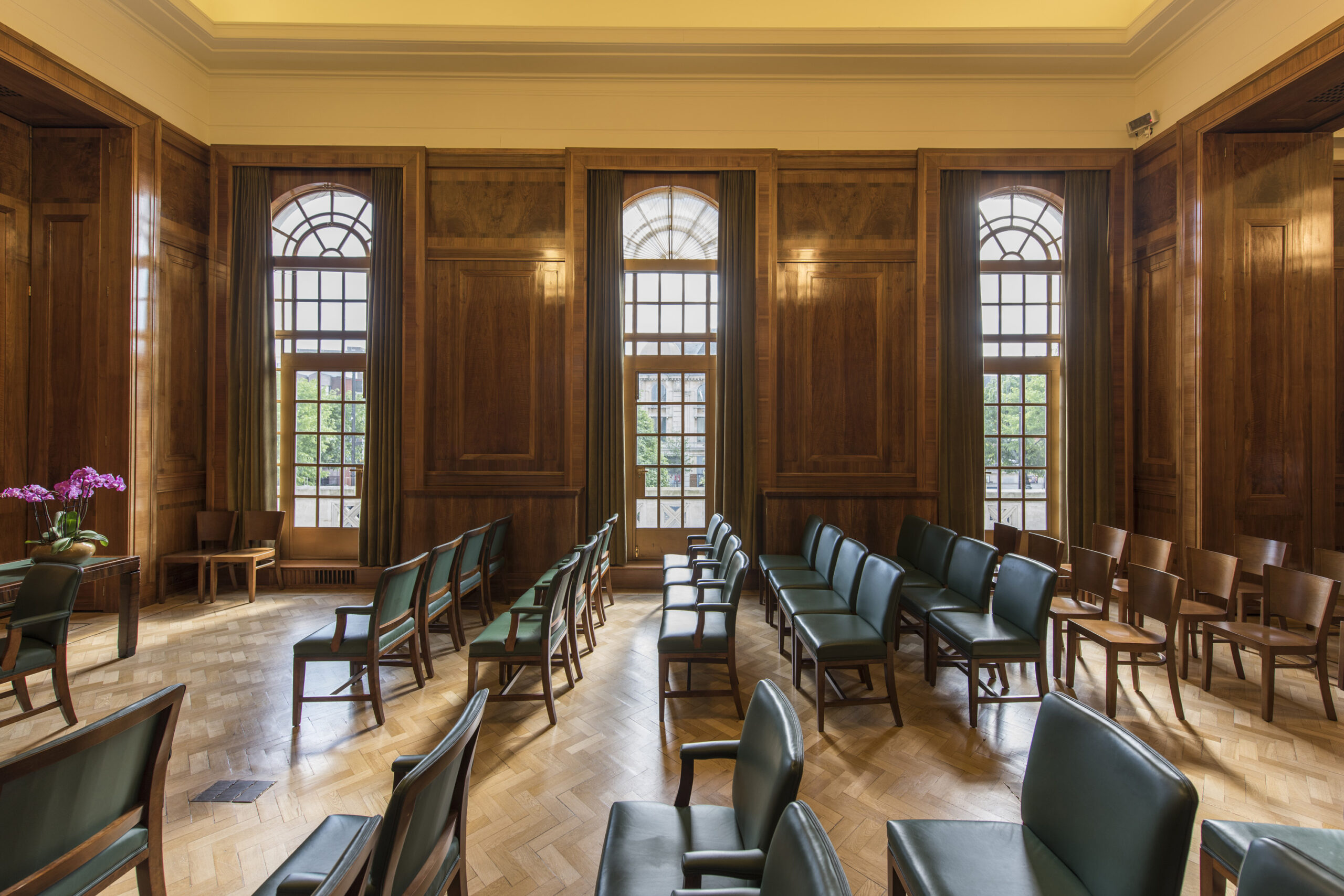 A new space for conferences, performance and celebrations at the Hackney Town Hall