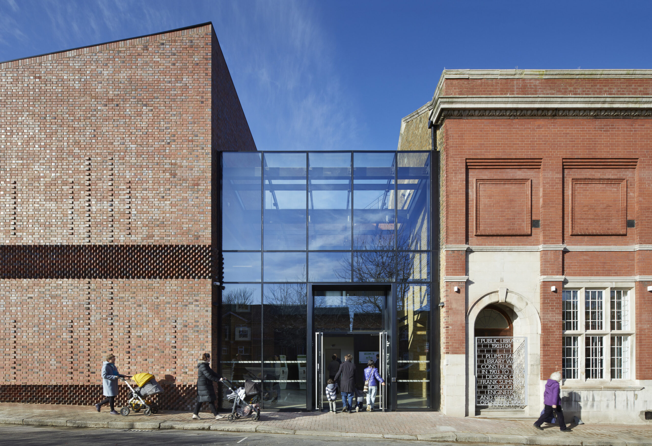 Street view of the Plumstead Centre entrance