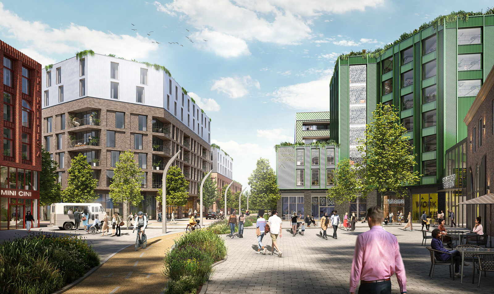 Stafford Station Gateway Masterplan Hawkins Brown