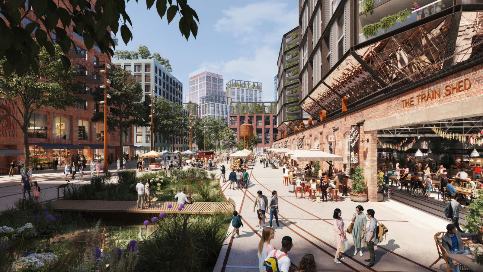 Vision for the new Earls Court revealed Hawkins\Brown